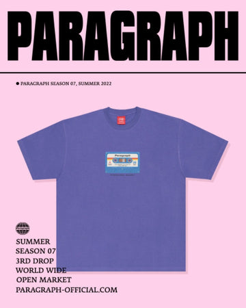 22SS Season 7 Analog tape T-shirt (No.47)